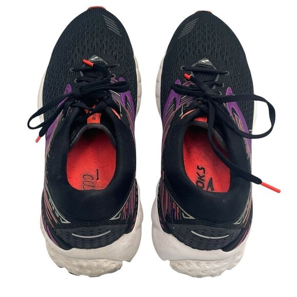 Brooks Adrenaline GTS 19 Womens 11B Athletic Running Shoes Sneaker Black Purple - Picture 3 of 16